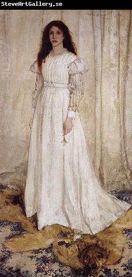 James Abbot McNeill Whistler Symphony in White no 1: The White Girl - Portrait of Joanna Hiffernan